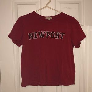 Red Newport shirt